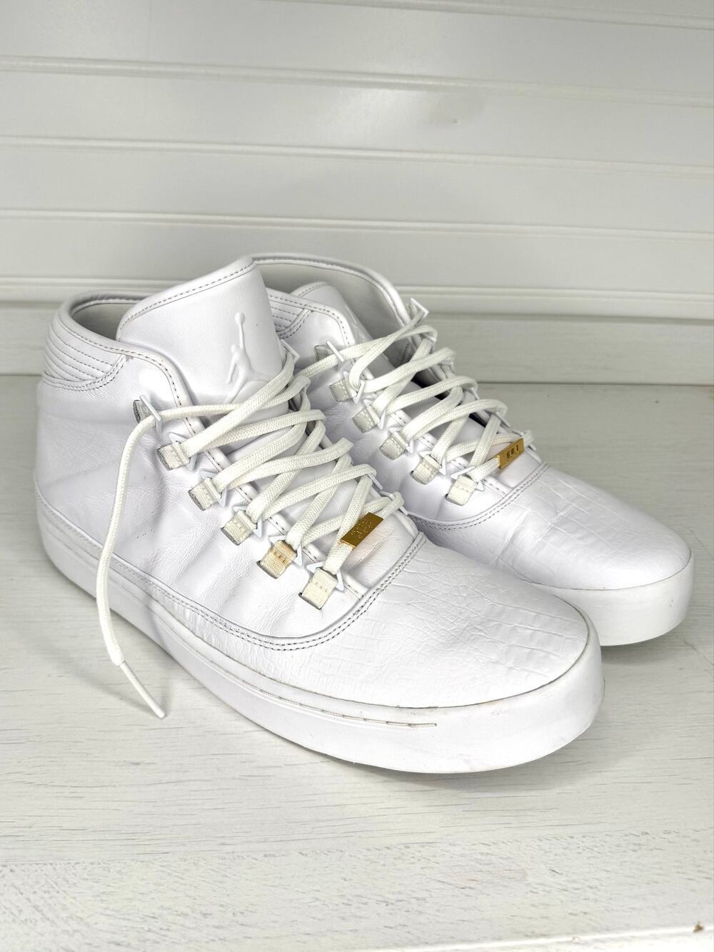 Jordan Westbrook 0 Premium Sneakers White Gold - Men Size 11.5 768934-101